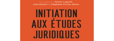 Accès à un manuel d' Initiation aux études juridiques