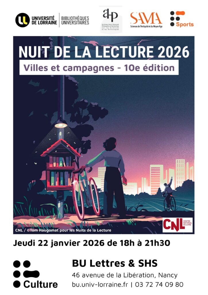 Affiche nuit de la lecture BULSHS