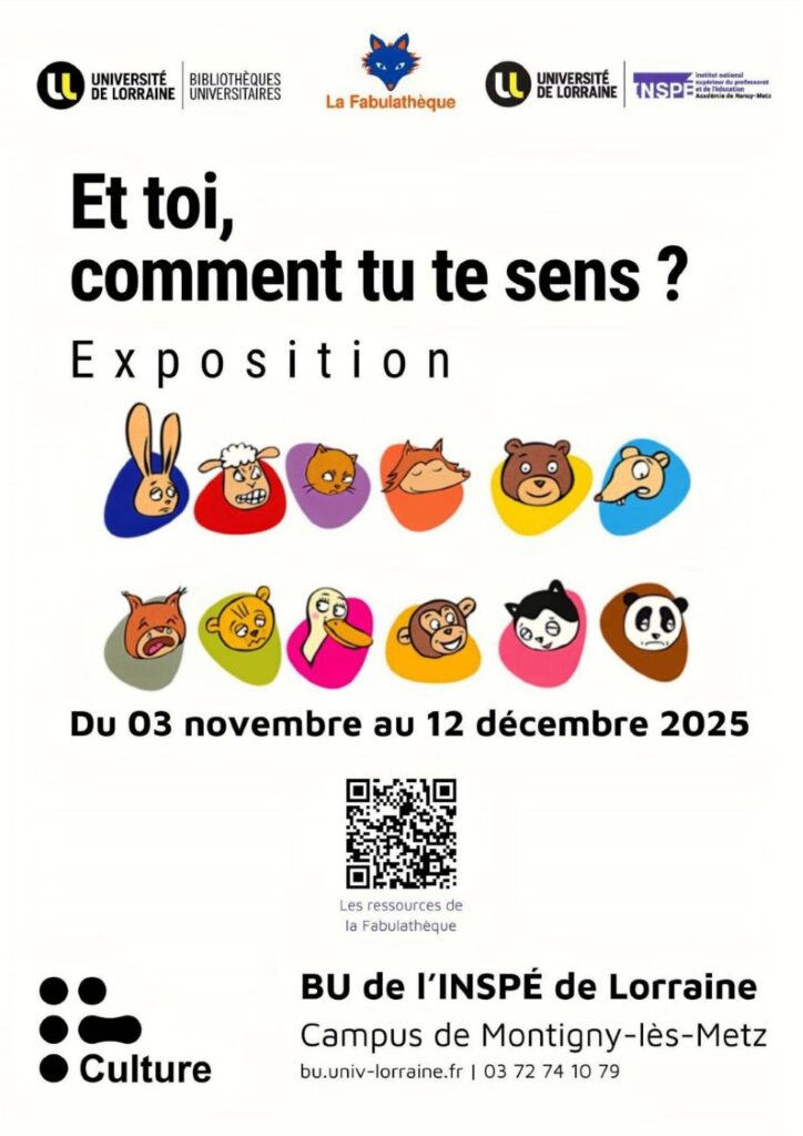 Affiche expo emotions bu inspe