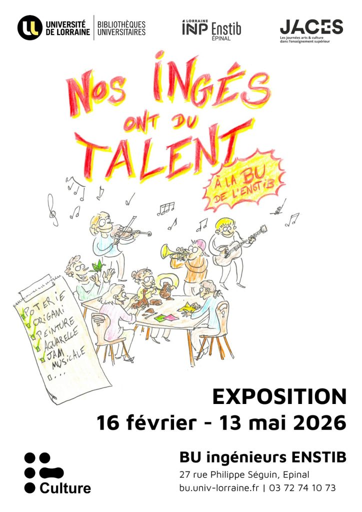 affiche expo bu inge enstib