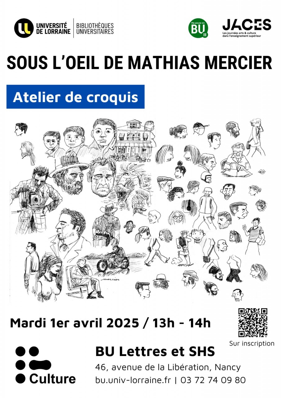 affiche atelier croquis