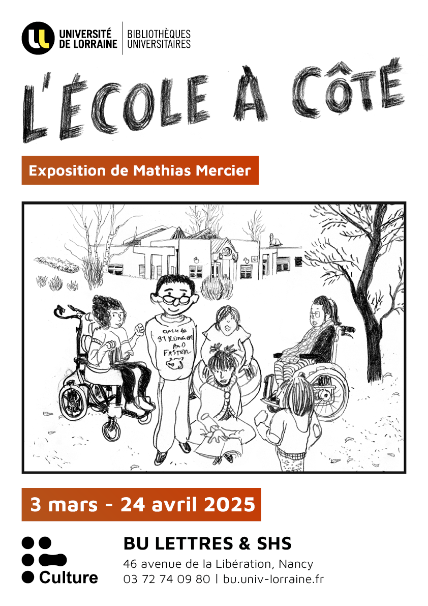 Affiche exposition ecole a cote BULSHS