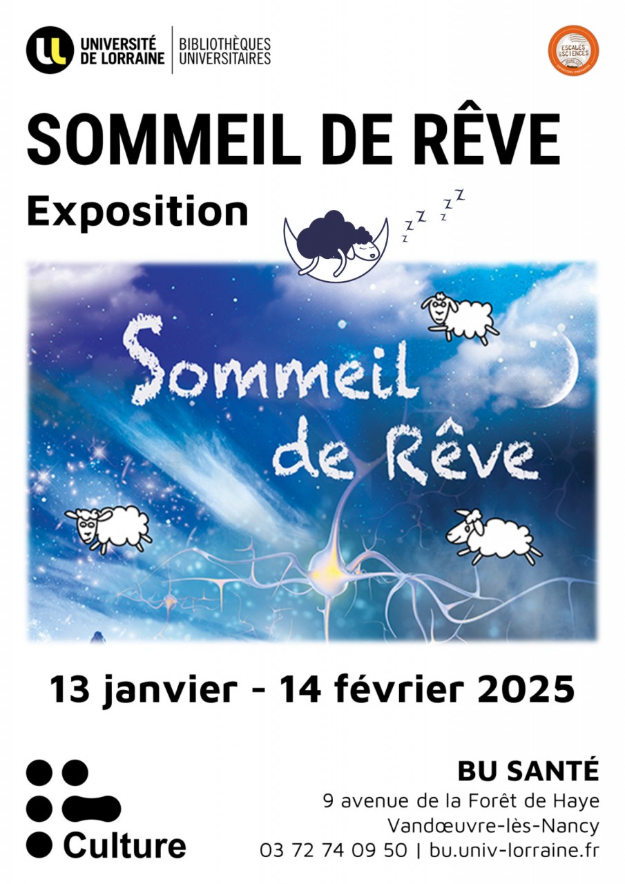 Affiche exposition BU Sante