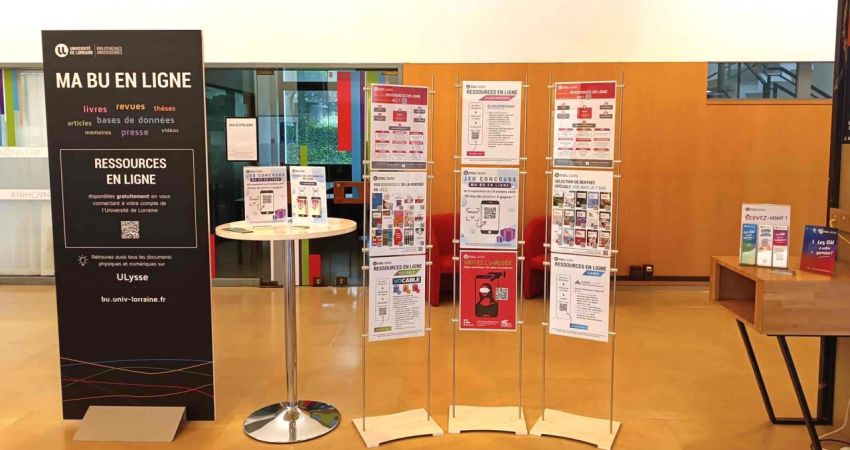 Nouvel espace "Ma BU en ligne" à la BU Lettres & SHS