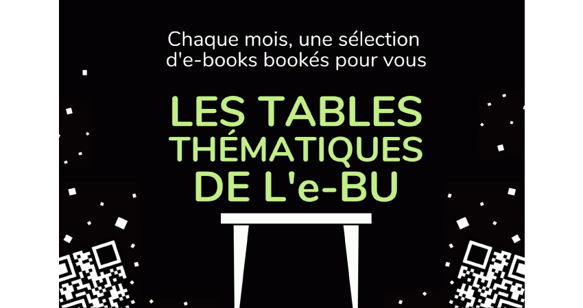 illustration table sur fond noir