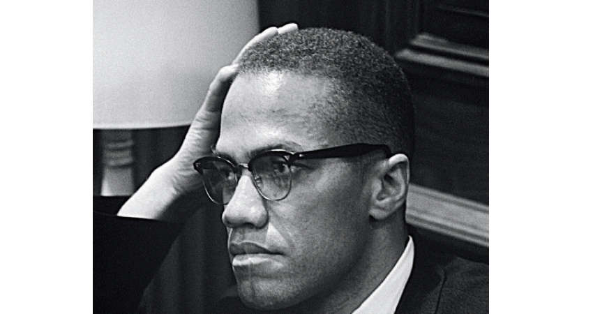 illustration photo Malcom X