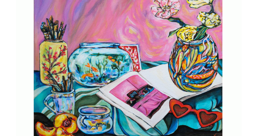 Illustration peinture coloree