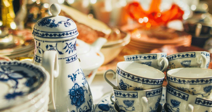 Tasses en porcelaine