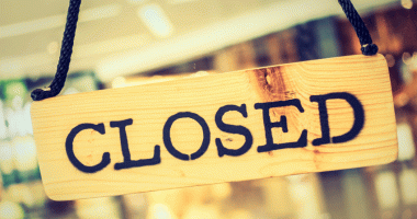 ecriteau indiquant closed