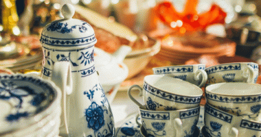 Tasses en porcelaine