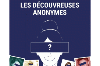 Illustration visage avec point interrogation sur fond bleu