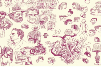 Illustration croquis de personnages