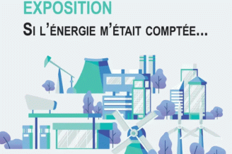 illustration de dessins aux couleurs verts et bleus