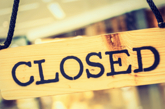 ecriteau indiquant closed