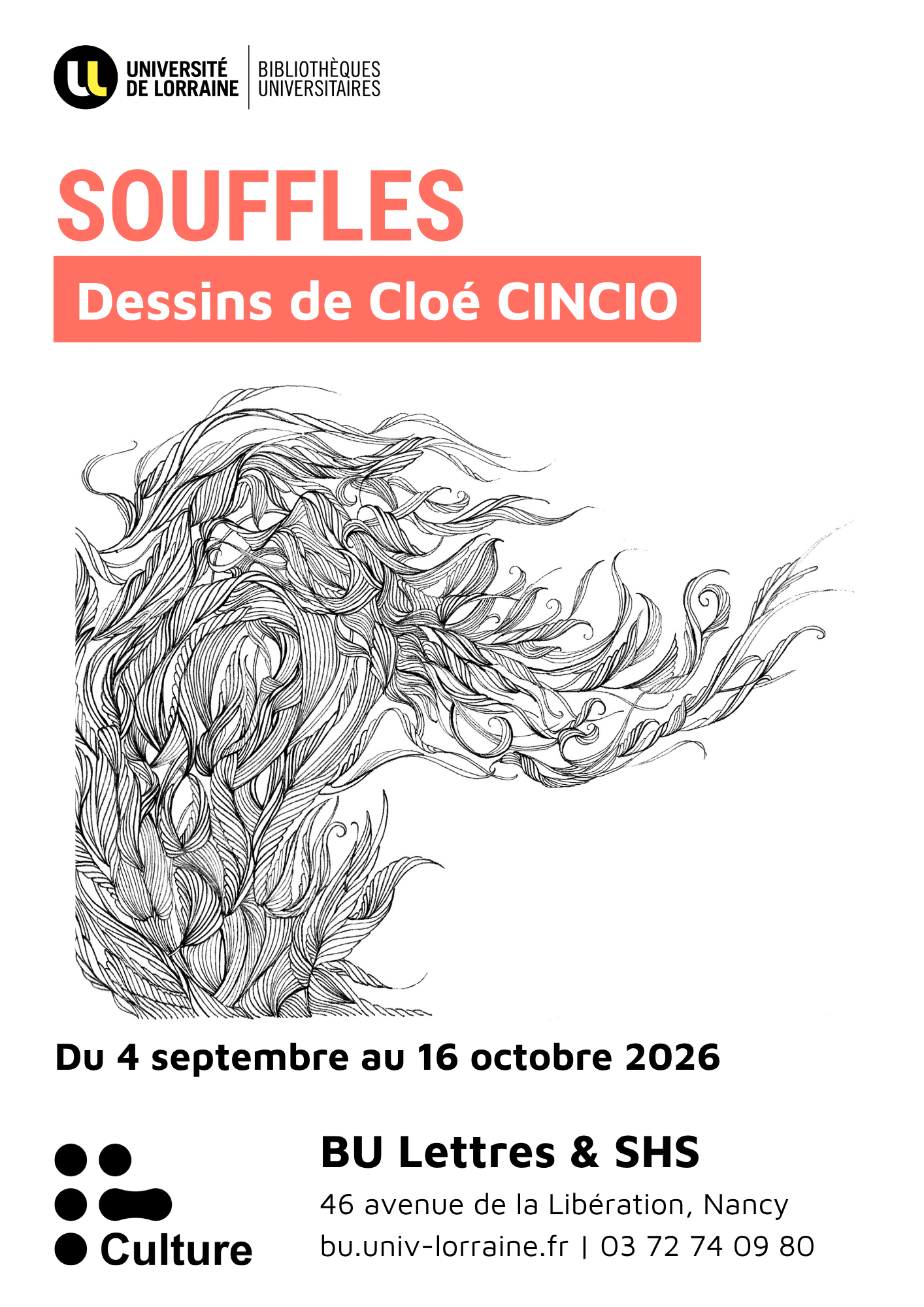 Affiche Souffles - Cloé Cincio