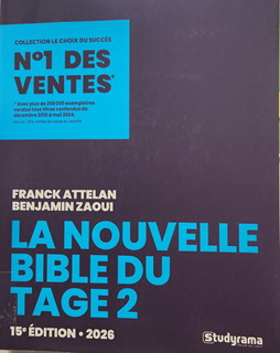 La nouvelle bible du Tage 2 2026